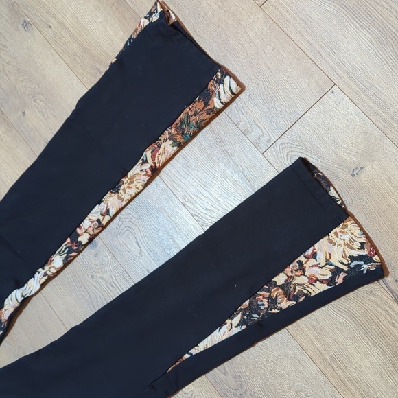 Valabasas Blek le Rat ORANGE MULTI FRENCH TERRY STACKED FLARE JEAN small - Picture 3 of 10